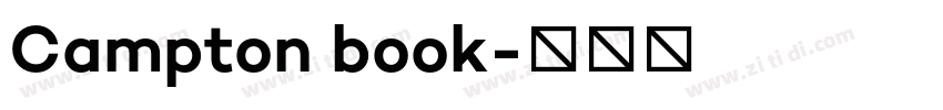 Campton book字体转换